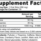 The image displays the supplement facts for the Energy Strips.