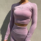 2pcs Women Seamless Workout Suits