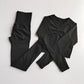 2pcs Women Seamless Workout Suits