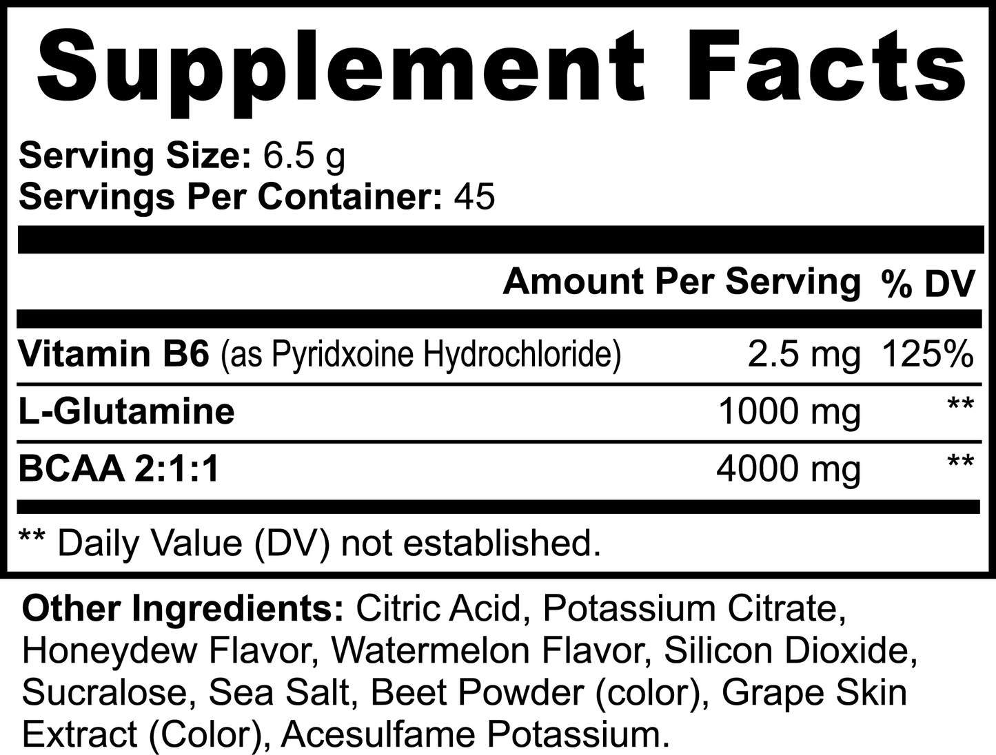 BCAA Post Workout Powder (Honeydew/Watermelon) - Sumar Fitness