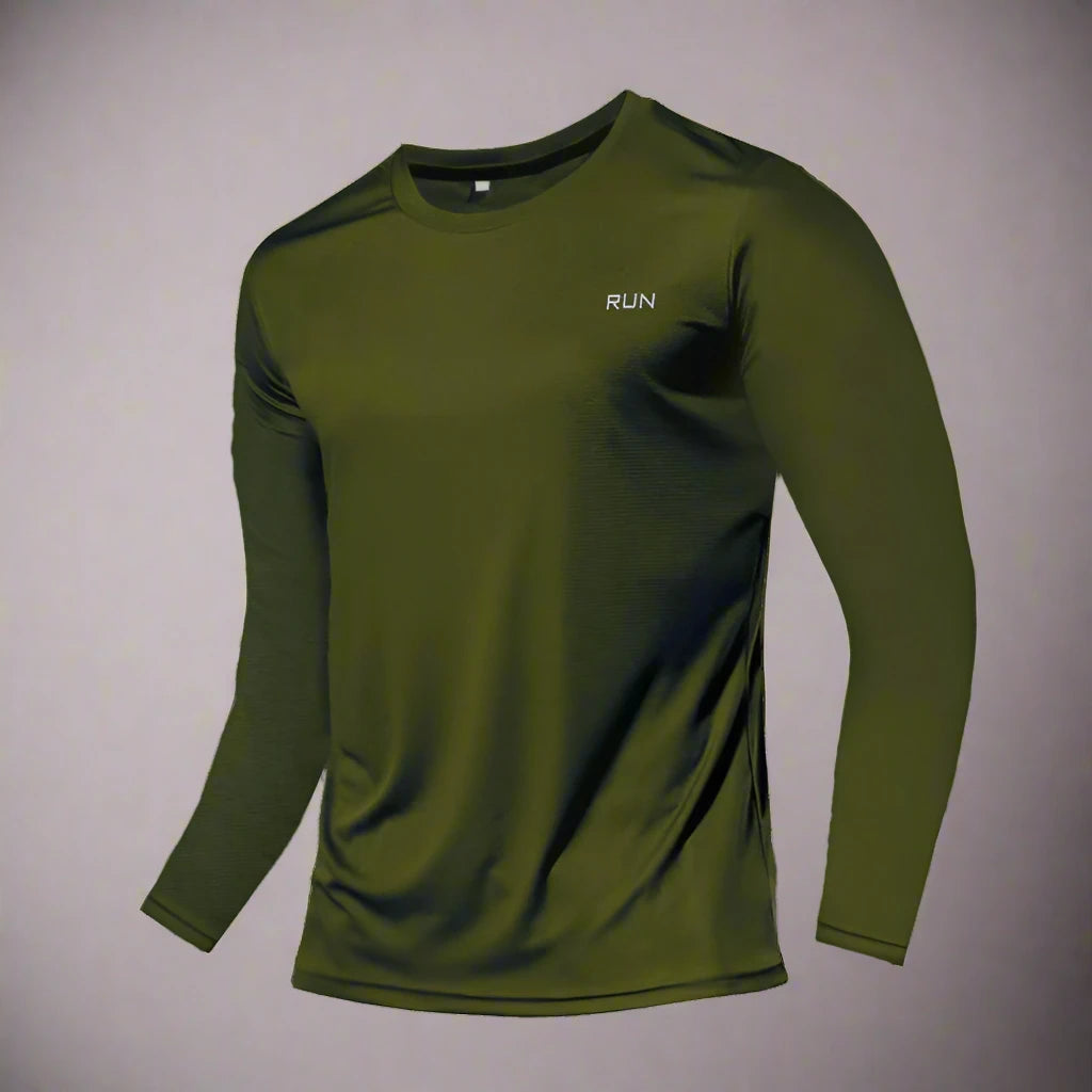 The Quick Dry Long Sleeve Sports Shirt offers moisture-wicking, breathable fabric for comfort during intense workouts. Lightweight, stretchy, and perfect for gym, running, and more.