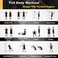 This image showcases various full-body workouts, including bicep curls, lateral raises, triceps, chest press, shoulder press, squats, and more. Perfect for shaping a well-toned figure using resistance bands!







