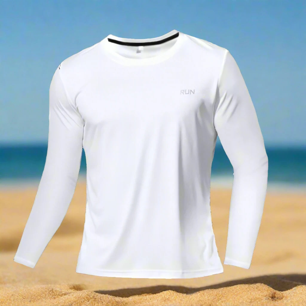 white sports t shirt