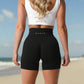 These high-waisted fitness shorts offer a sleek, supportive fit with maximum comfort and flexibility. Ideal for workouts or casual wear, perfect for active individuals.