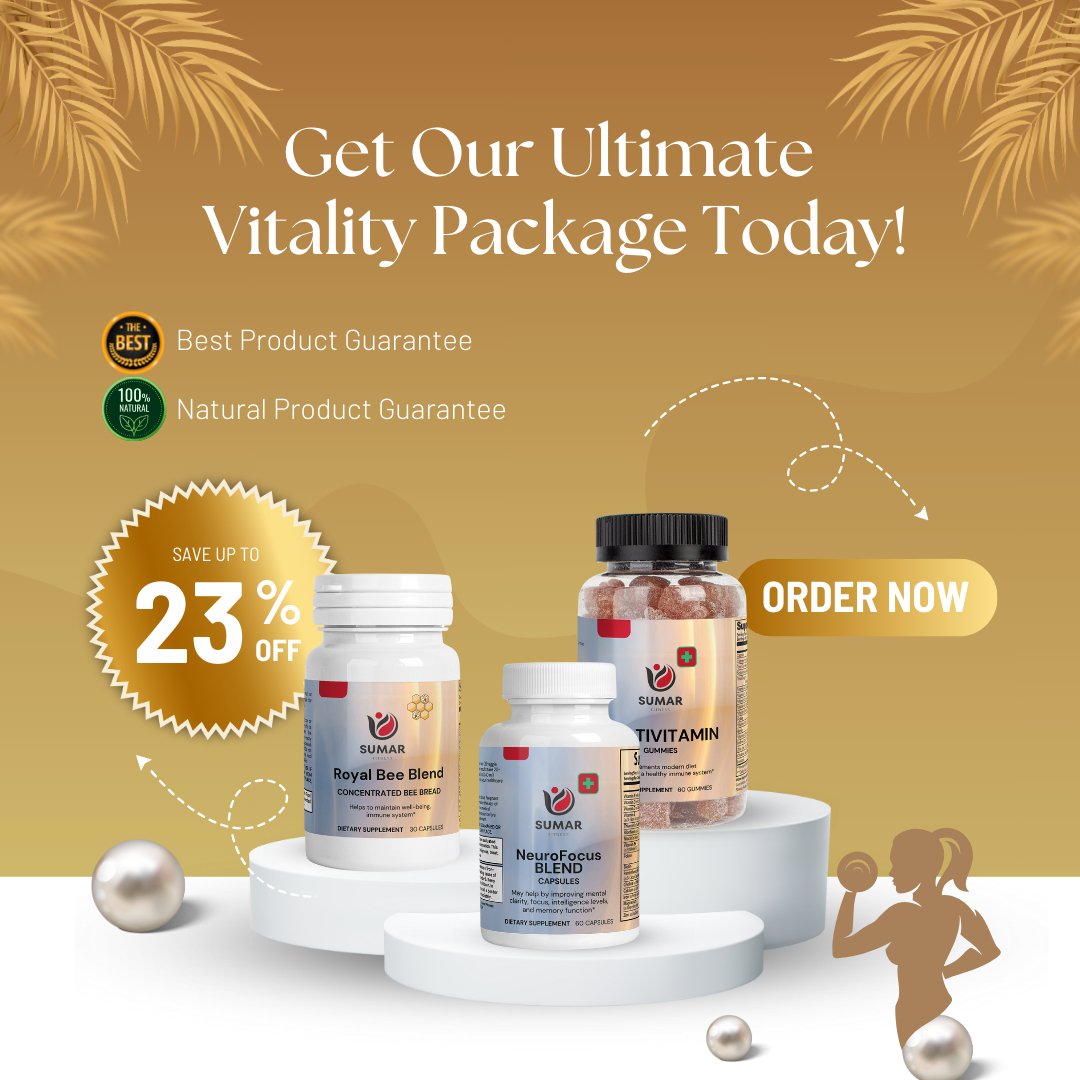 Women's Health & Vitality Supplement Pack - Sumar Fitness